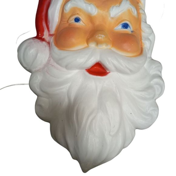 Vintage 1989 Union Products Inc. Santa Christmas Blow Mold Plastic 21.5”… - Picture 5 of 10